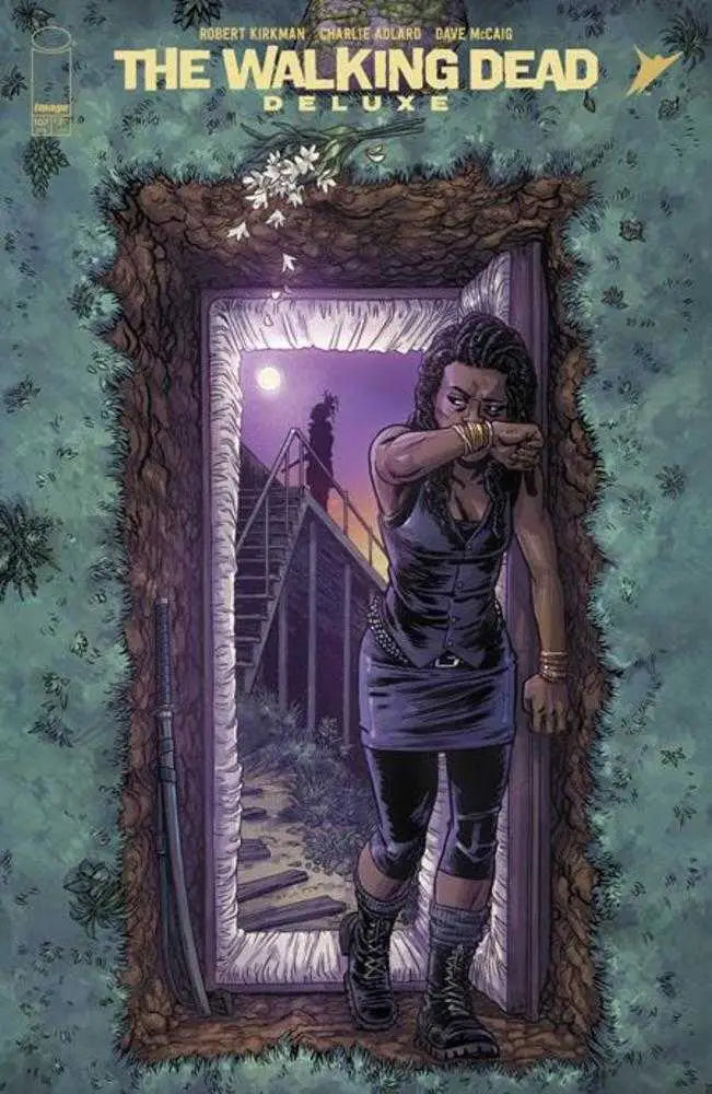 Comic book cover for Walking Dead Deluxe #107 Connecting Variant by Nate Bellegarde
