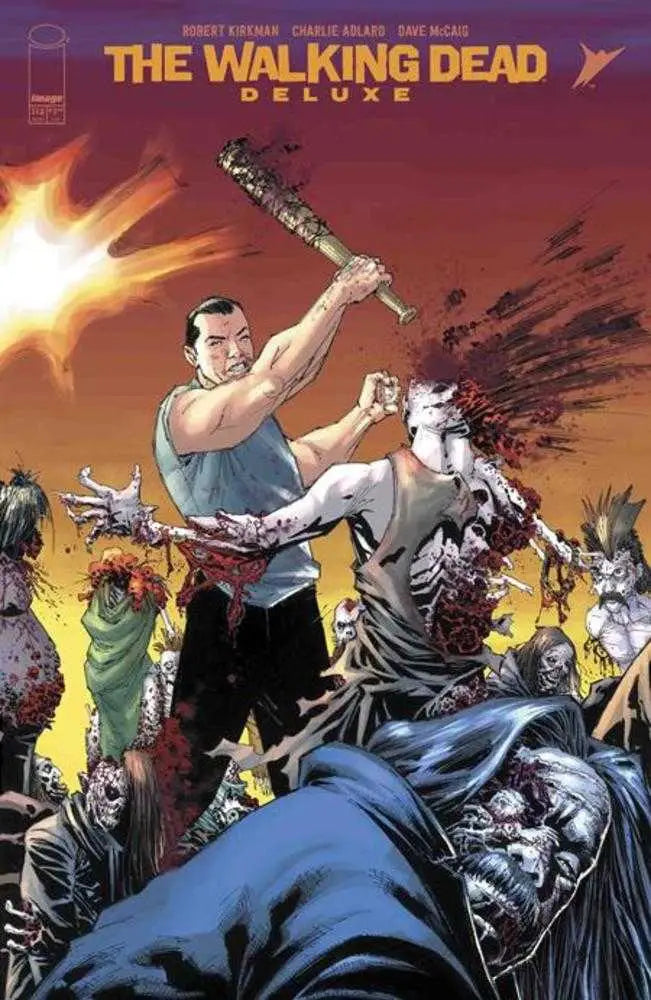 Comic book cover for Walking Dead Deluxe #113 Connecting Variant by Whilce Portacio