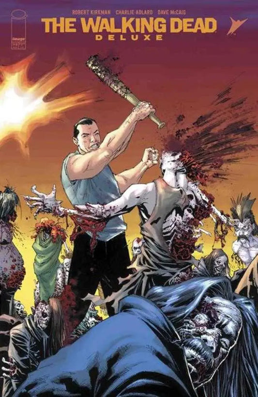 Comic book cover for Walking Dead Deluxe #113 Connecting Variant by Whilce Portacio
