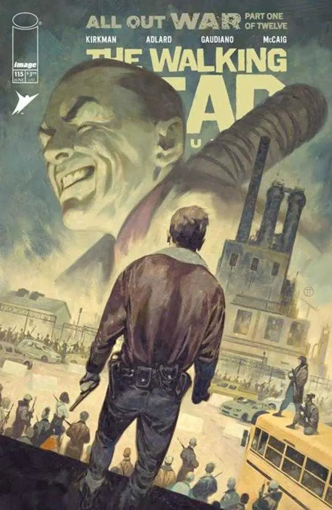 Walking Dead Deluxe Walking Dead comic book cover by Julian Totino Tedesco