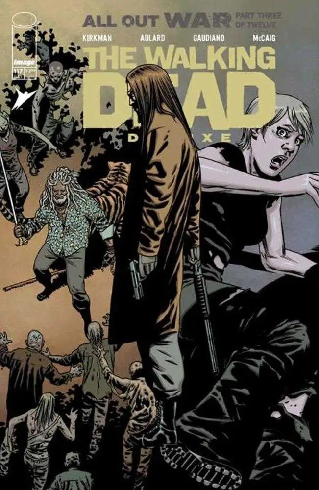 Comic book cover of The Walking Dead Deluxe series Walking Dead Dead Deluxe variant