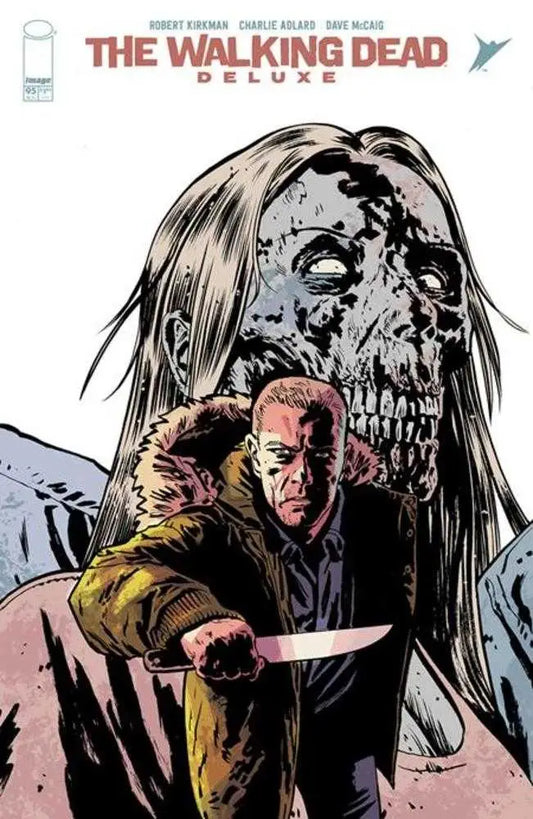 Walking Dead Deluxe #95 Cover C showcases a dramatic zombie horror scene
