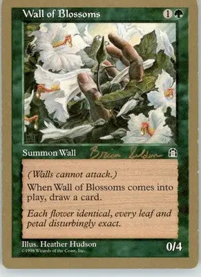 Wall of Blossoms - 1998 Brian Selden World Championship Decks - MP Magic - Magic Card Single