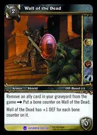 Wall of the Dead - Heroes of Azeroth - 302 - NM World of Warcraft - TCG Card Single