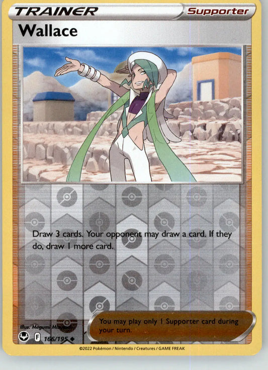 Wallace - Silver Tempest - 166/195 - Reverse Holo LP Pokemon - Pokémon Card Single
