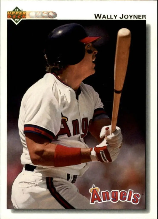 Wally Joyner 1992 Upper Deck MLB #343 Baseball Card California Angels - Baseball Card Single