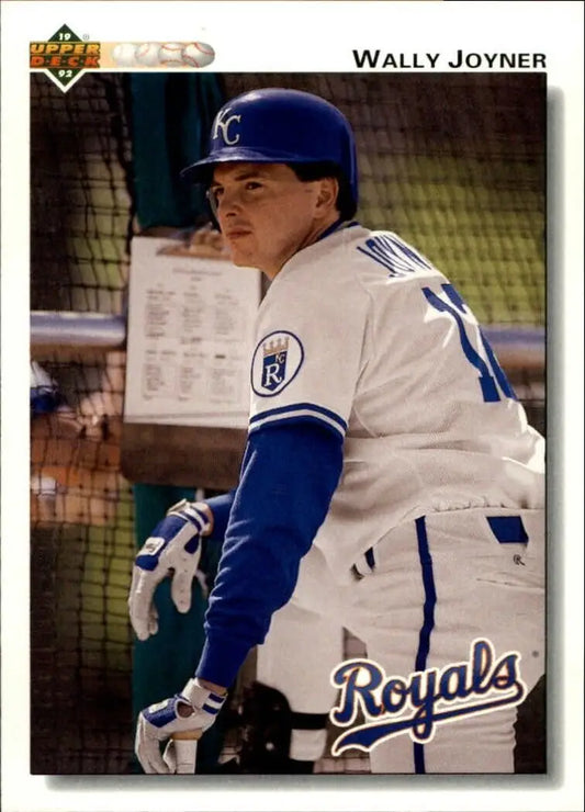 Wally Joyner 1992 Upper Deck MLB #744 Baseball Card Kansas City Royals - Baseball Card Single