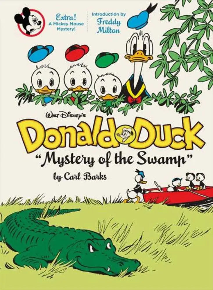 Donald Duck hardcover comic book cover from Carl Barks’s Walt Disney library featuring the Grand Canyon