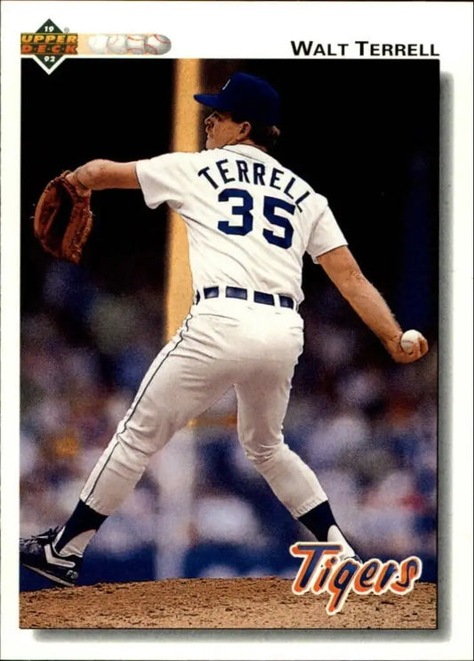 Walt Terrell 1992 Upper Deck MLB #520 Baseball Card Detroit Tigers - Baseball Card Single