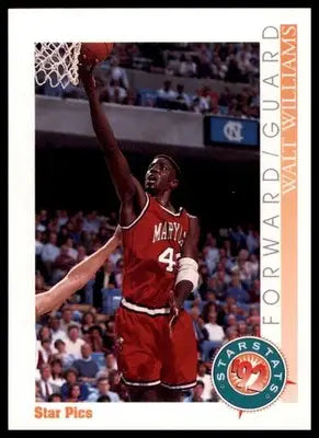 Walt Williams 1992 Star Pics #36 Maryland Terrapins - Basketball Card Single