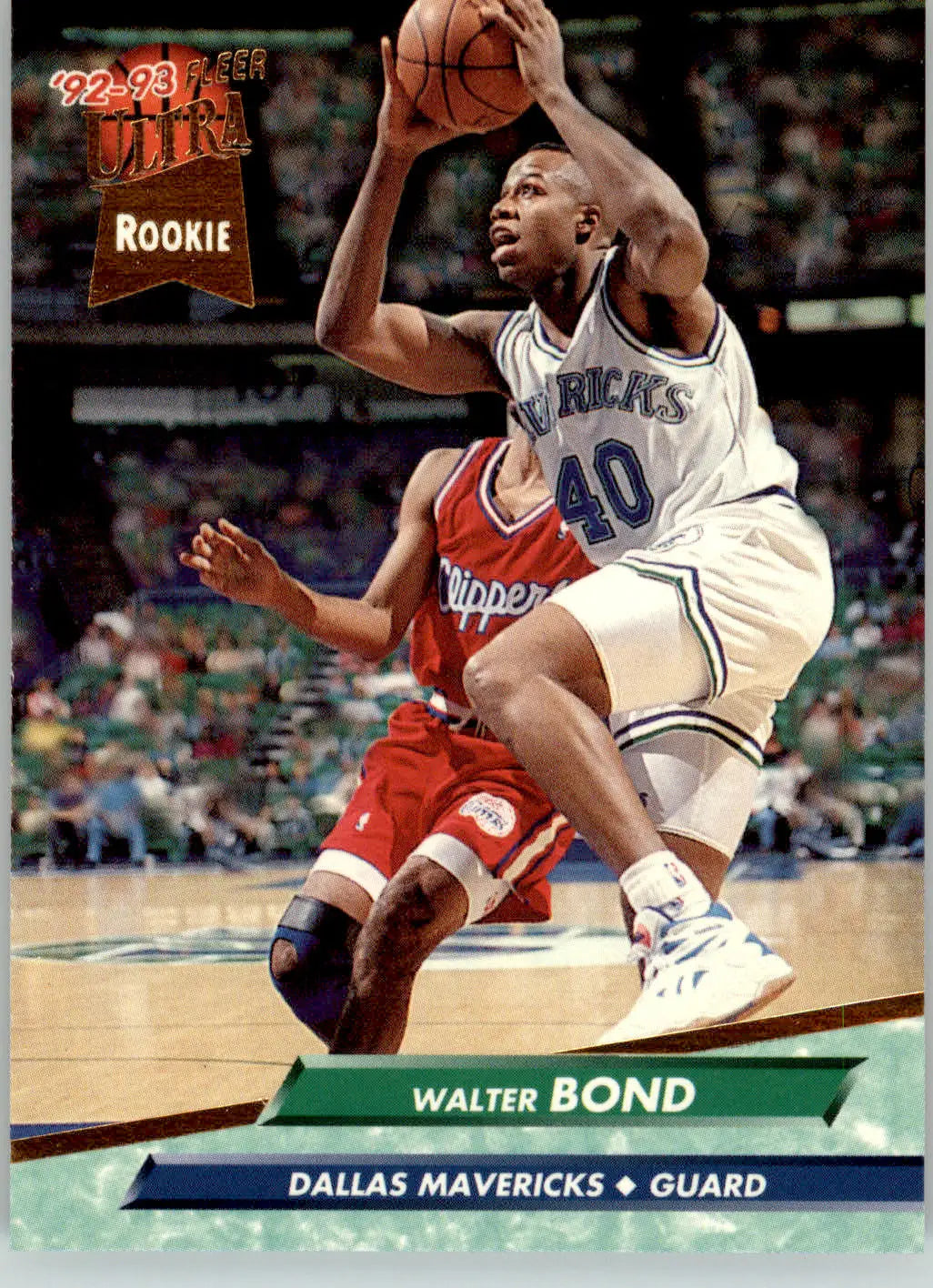 Walter Bond - 1992-93 Ultra - #244 - RC Basketball - Basketball Card Single