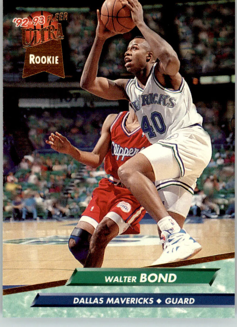 Walter Bond - 1992-93 Ultra - #244 - RC Basketball - Basketball Card Single