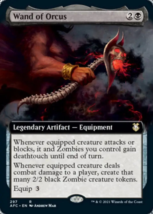 Wand of Orcus (Extended Art) [Dungeons & Dragons: Adventures in the Forgotten Realms Commander] - Other