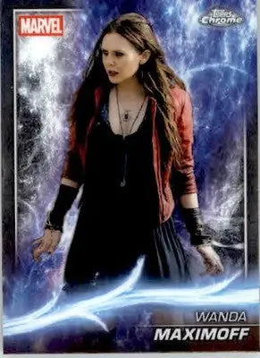 Wanda Maximoff - 2025 Topps Chrome Marvel Studios - #52 - Non_sport - Marvel Card Single