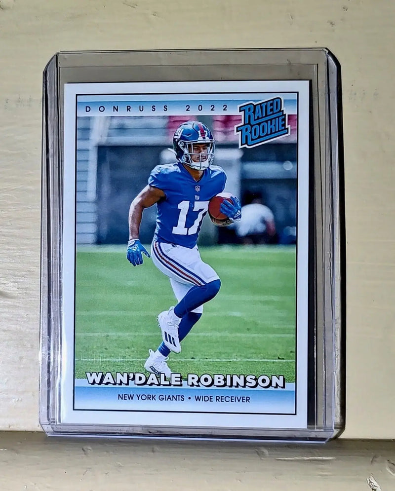 Wan’Dale Robinson 2022 NFL Panini #15 Rated Rookie Retro Football Card 1/4094 - Football Card Single