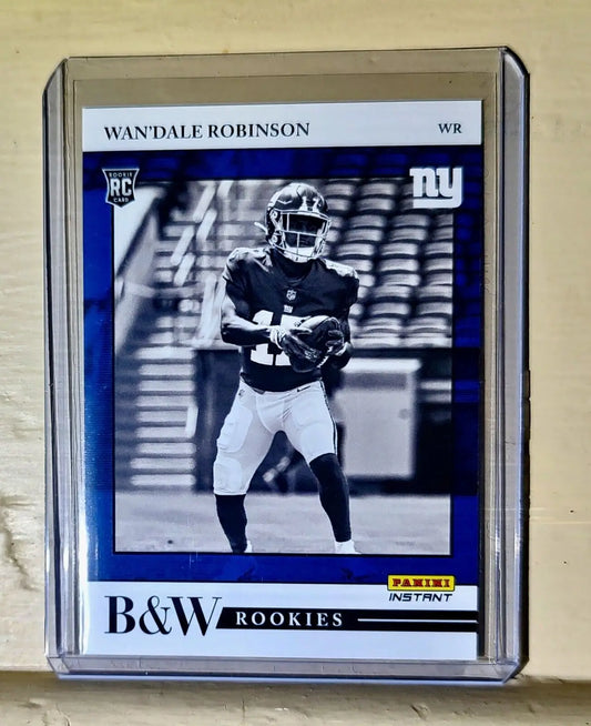 Wan’Dale Robinson 2022 Panini NFL Black & White Rookies #15 Football Card 1/649