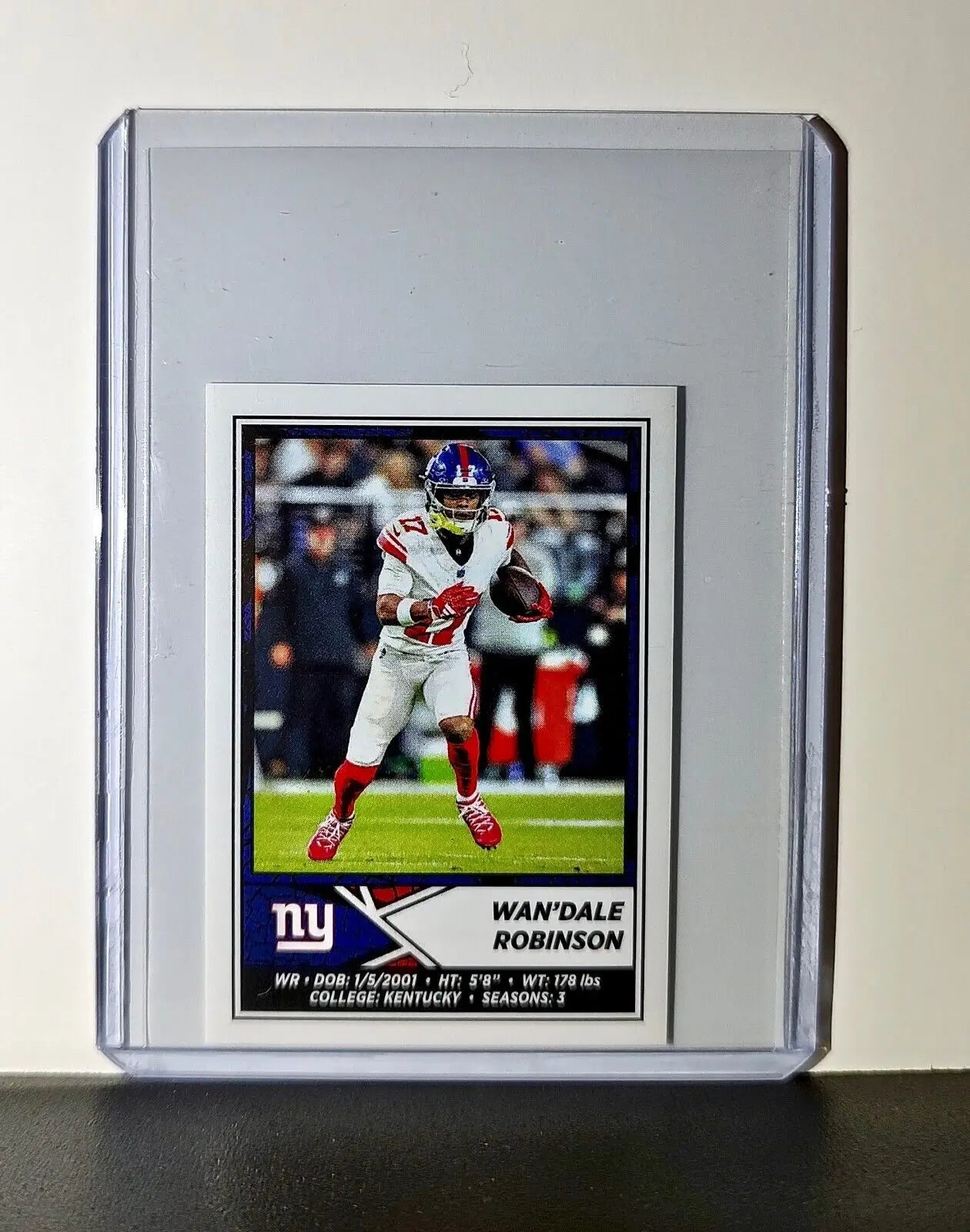 Wan’Dale Robinson 2024 Panini NFL Sticker #318 New York Giants