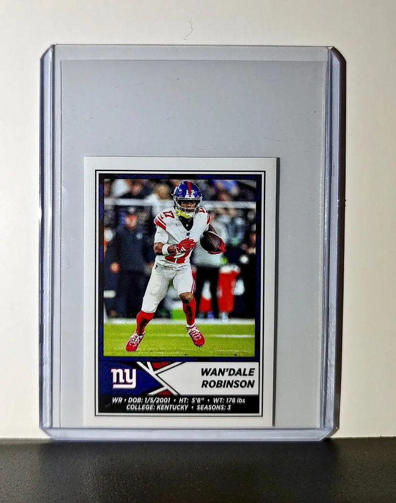 Wan’Dale Robinson 2024 Panini NFL Sticker #318 New York Giants