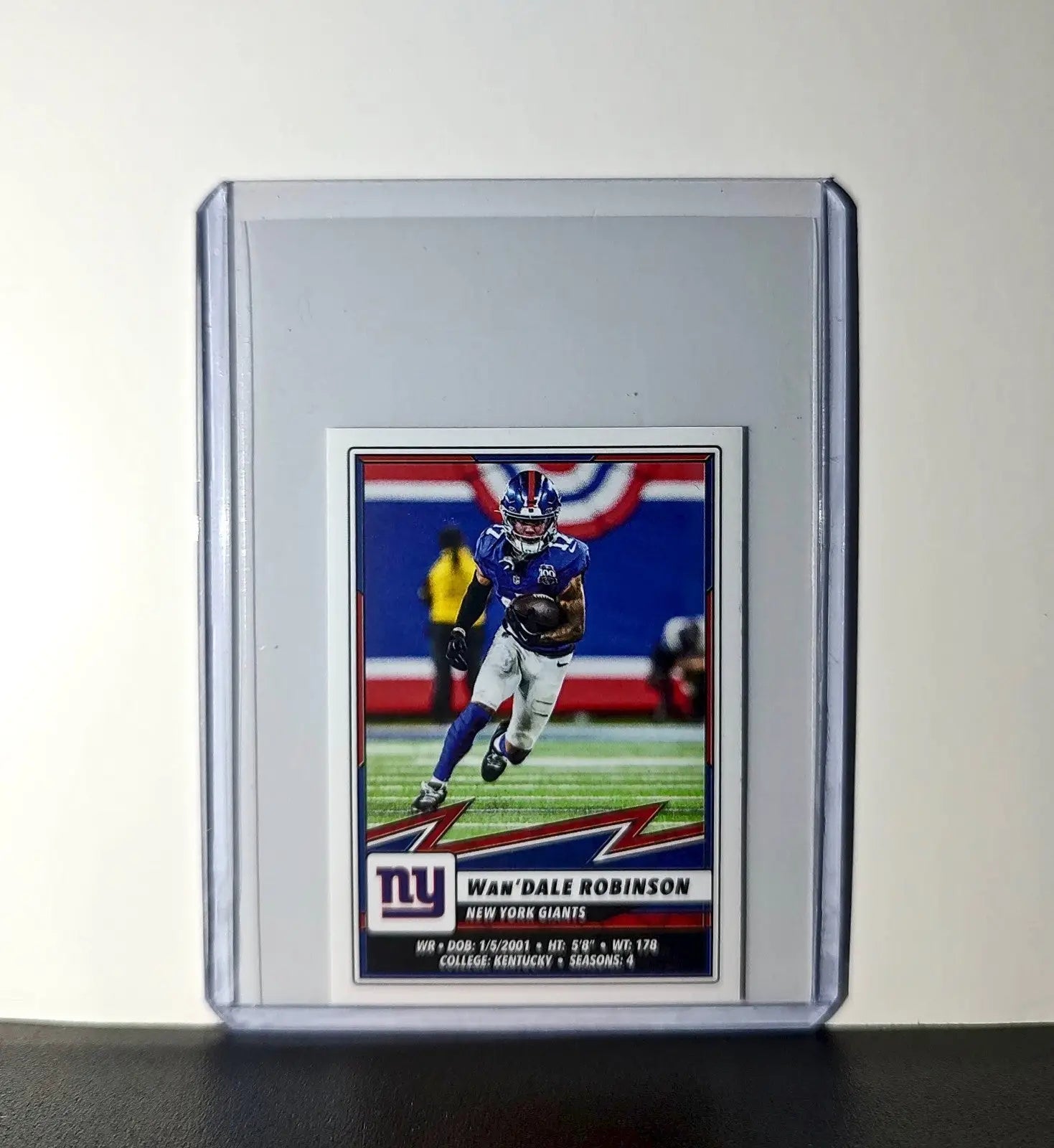 Wan’Dale Robinson 2025 Panini NFL #316 Sticker New York Giants