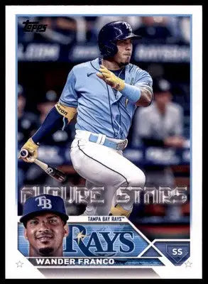 Wander Franco 2023 Topps #215 Tampa Bay Rays - Baseball Card Single