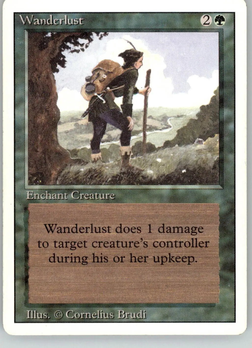 Wanderlust - Revised Edition - LP Magic: The Gathering - Magic Card Single