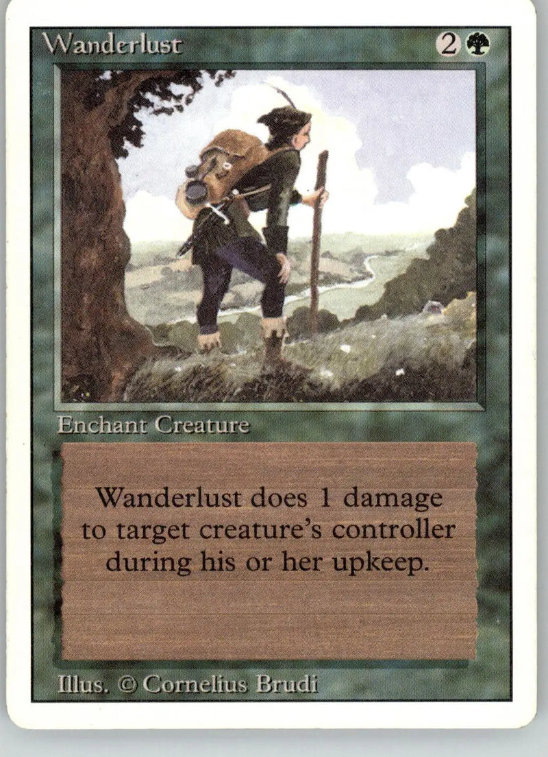 Wanderlust - Revised Edition - LP Magic: The Gathering - Magic Card Single