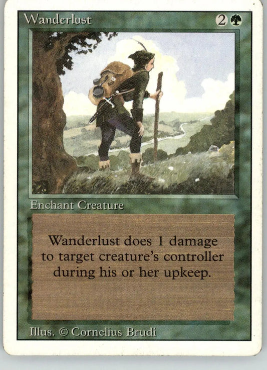 Wanderlust - Revised Edition - MP Magic: The Gathering - Magic Card Single