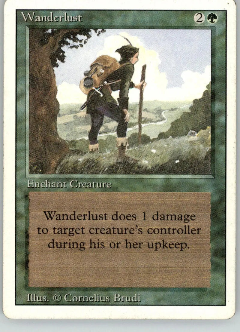 Wanderlust - Revised Edition - MP Magic: The Gathering - Magic Card Single