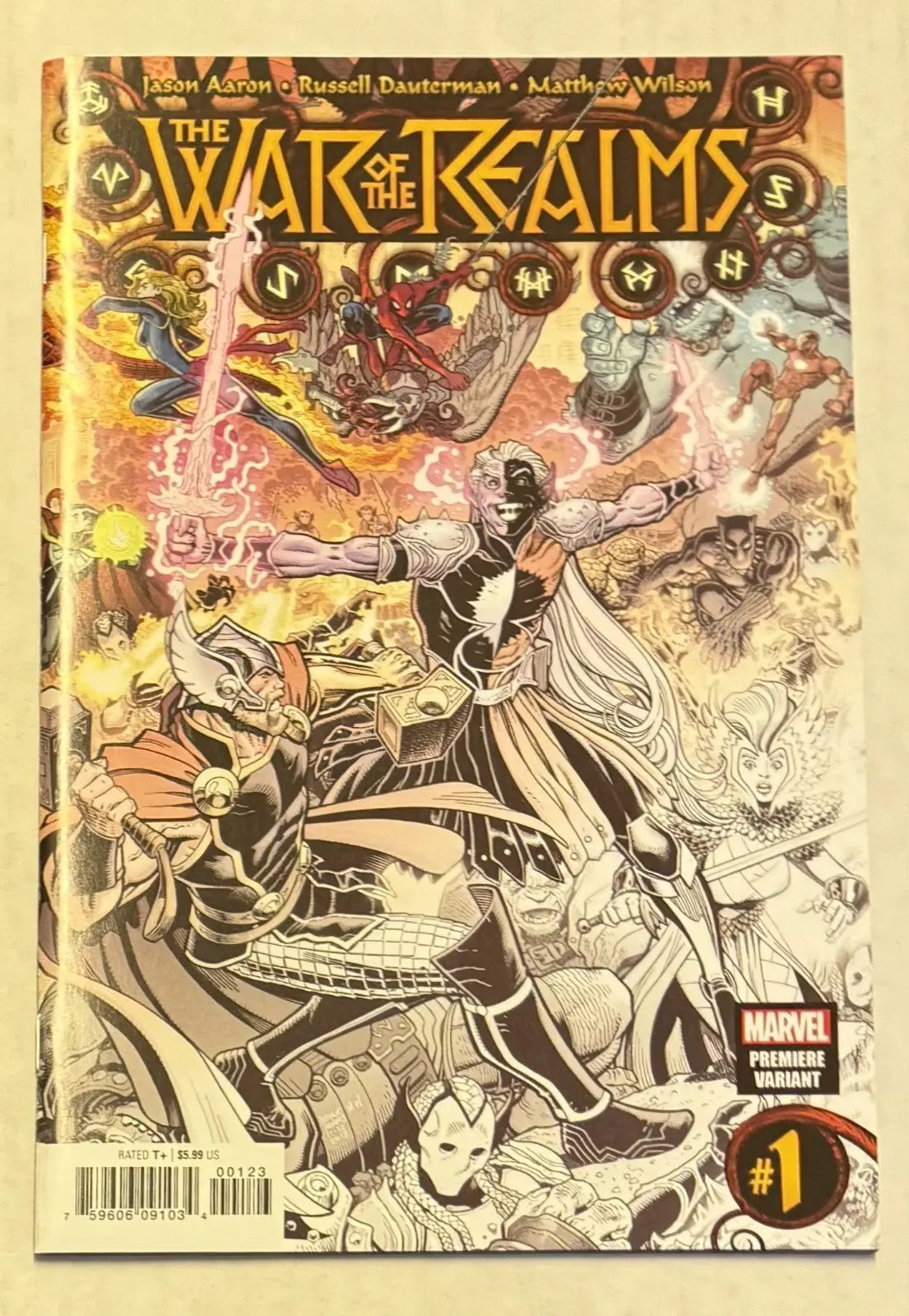War of the Realms #1 Art Adams Premiere (Marvel Comics June 2019) - Comic Book