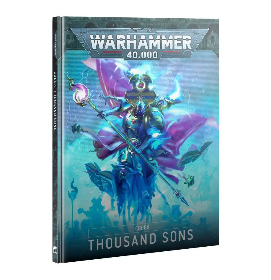 Warhammer 40k 10th Edition Codex Thousand Sons with background material and narrative crusade
