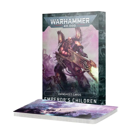 Warhammer 40k 10th Edition Emperor’s Children datasheet cards for tabletop gaming