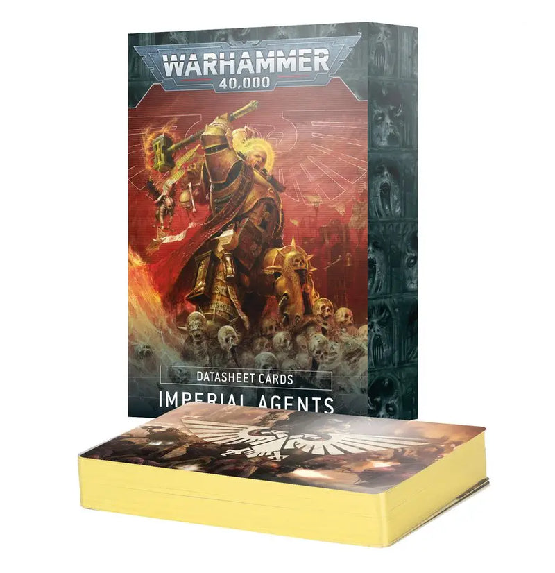 Warhammer 40k Imperial Agents datasheet cards for Imperial Agents 10th Edition gameplay