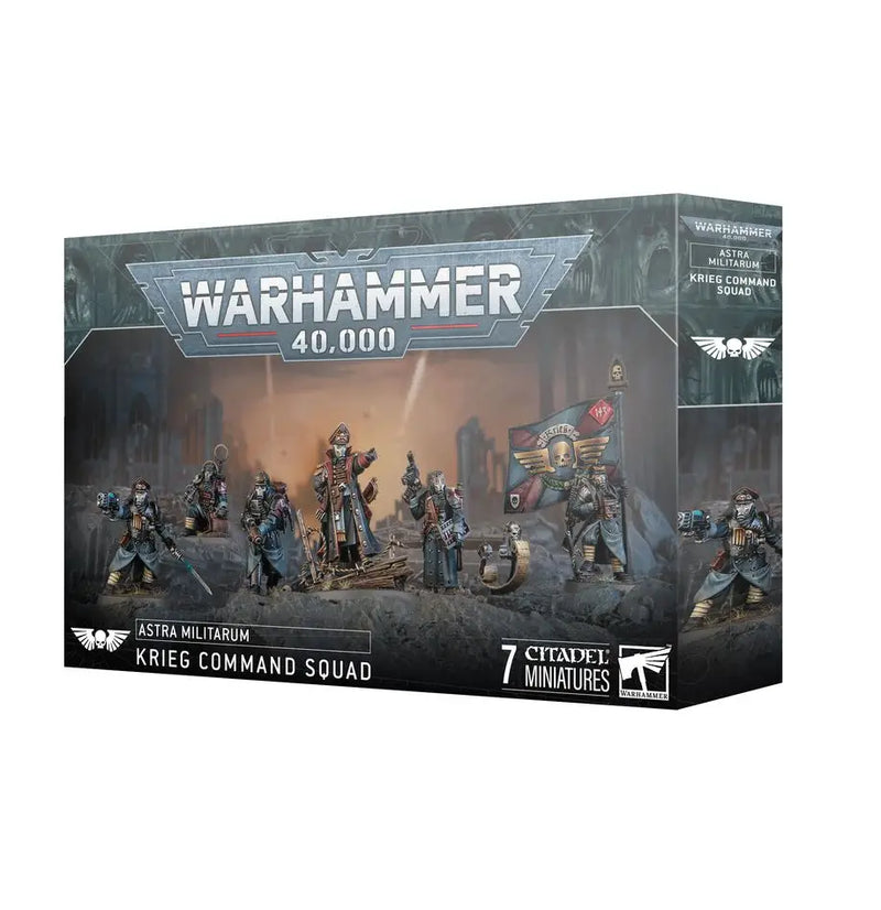 Warhammer 40k: Astra Militarum - Krieg Command Squad - Miniatures - Warhammer 40k