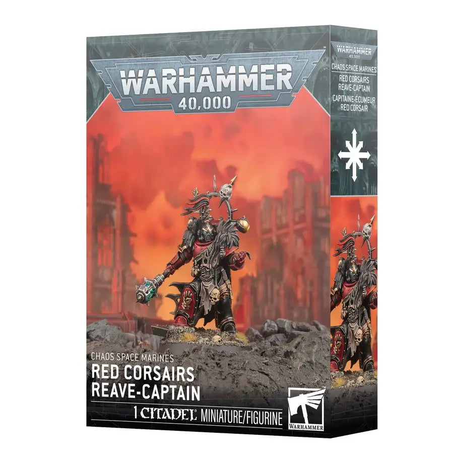 Warhammer 40k: Chaos Space Marines - Red Corsairs Reave-Captain - Action Figure & Toy