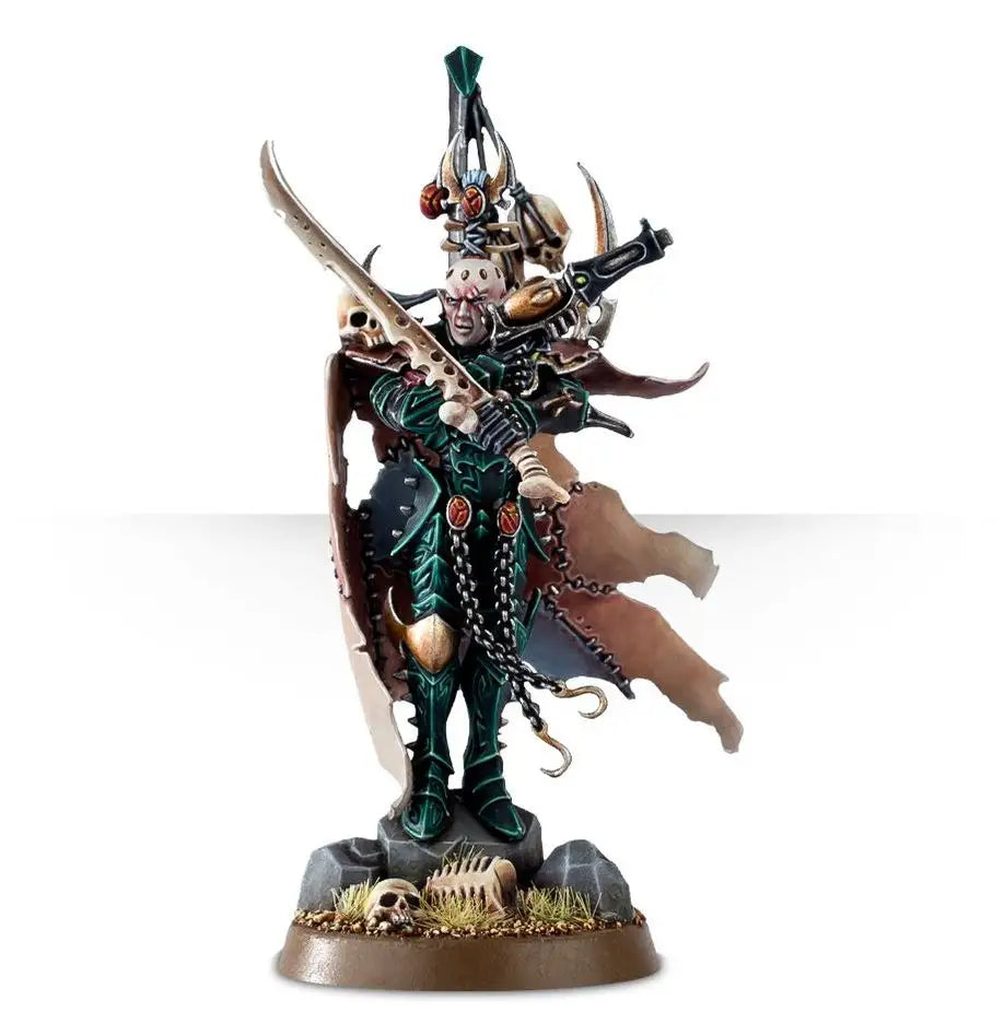 Dark Eldar Archon miniature from Warhammer 40k Drukhari collection