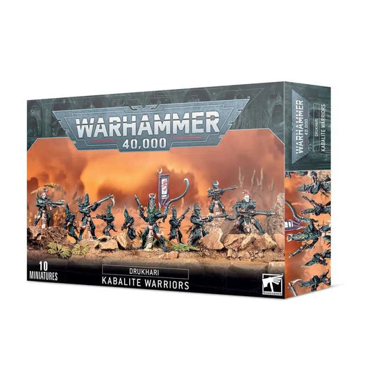 Warhammer 40k Drukhari Kabalite Warriors box set miniatures for tabletop gaming
