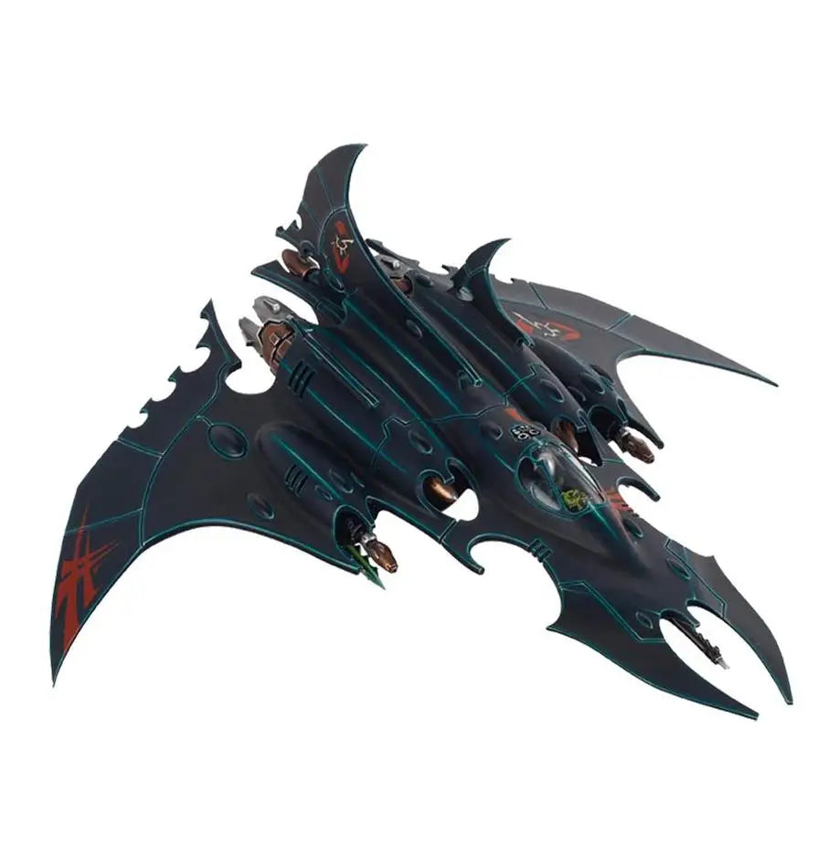 Dark Eldar Razorwing fighter model from Warhammer 40k Drukhari Razorwing Jetfighter collection