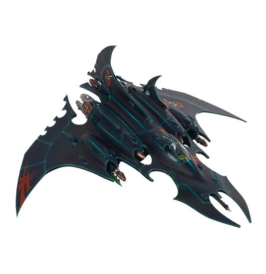 Dark Eldar Razorwing fighter model from Warhammer 40k Drukhari Razorwing Jetfighter collection