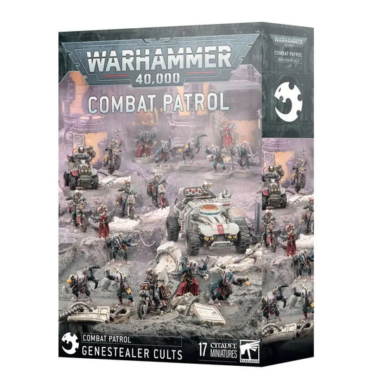 Warhammer 40k Genestealer Cults Combat Patrol box with Jackal Alphus and Achilles Ridgerunner