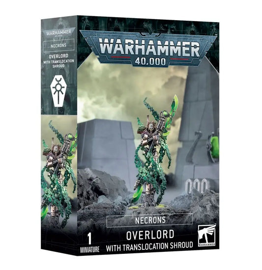 Warhammer 40k: Necrons - Overlord with Translocation Shroud - Collectibles