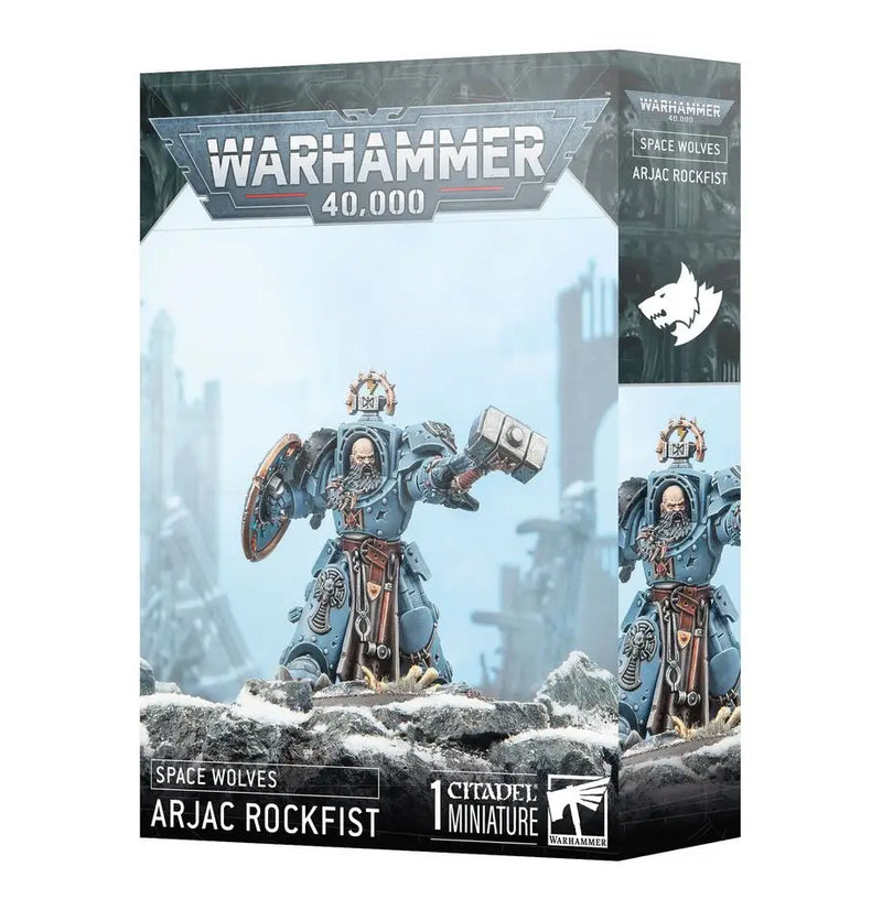 Warhammer 40k: Space Wolves - Arjac Rockfist - Action Figure & Toy