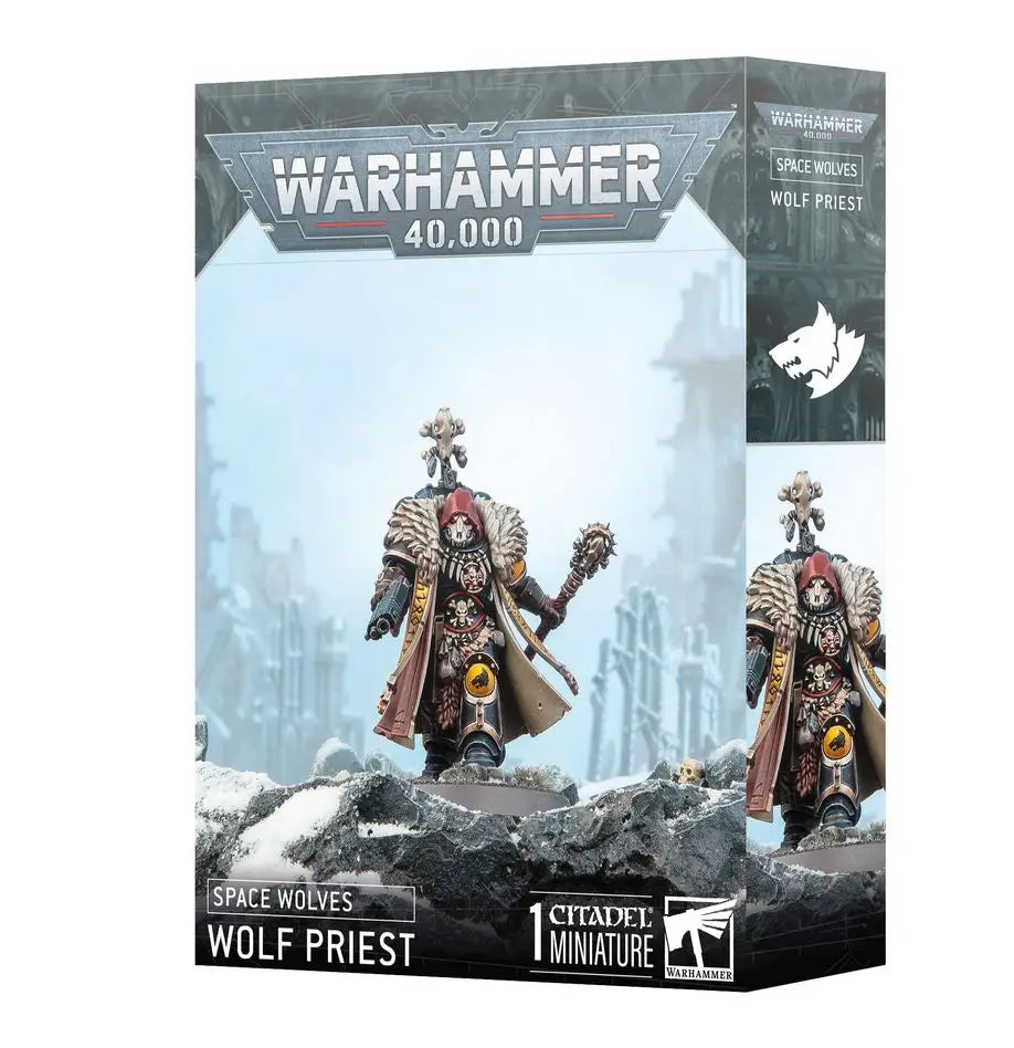 Warhammer 40k: Space Wolves - Wolf Priest - Action Figure & Toy