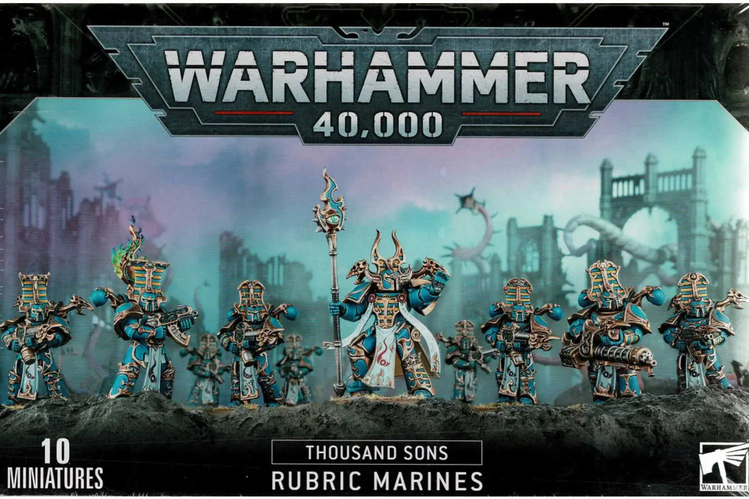 Warhammer 40k: Thousand Sons - Rubric Marines - Action Figure & Toy