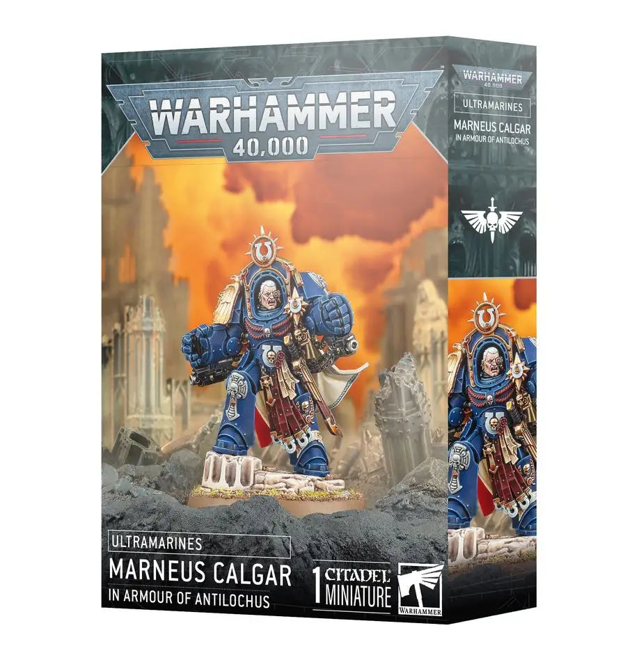 Warhammer 40k: Ultramarines - Marneus Calgar in Armor of Antilochus - Miniatures - Warhammer 40k