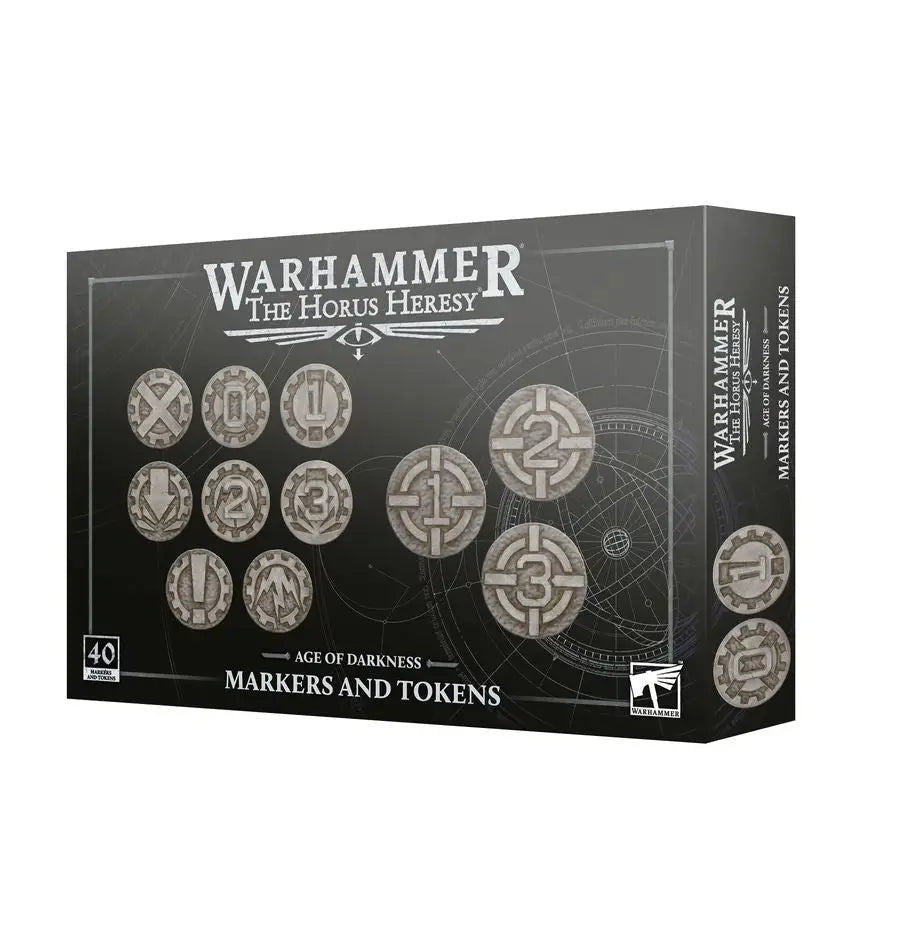 Warhammer AGE OF DARKNESS markers and tokens for Horus Heresy tactical status management