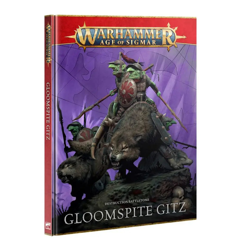 Warhammer Age of Sigmar Gloomspite Gitz destruction battletome book in Mortal Realms