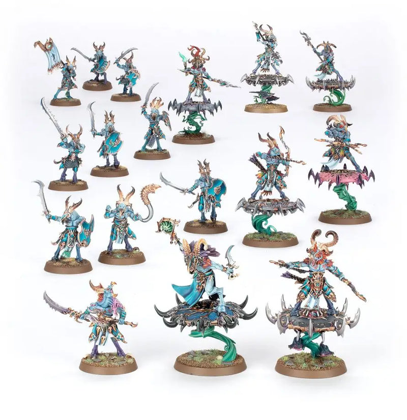 Warhammer Age of Sigmar: Disciples of Tzeentch - Tzaangor Warflock Spearhead - Action Figure & Toy