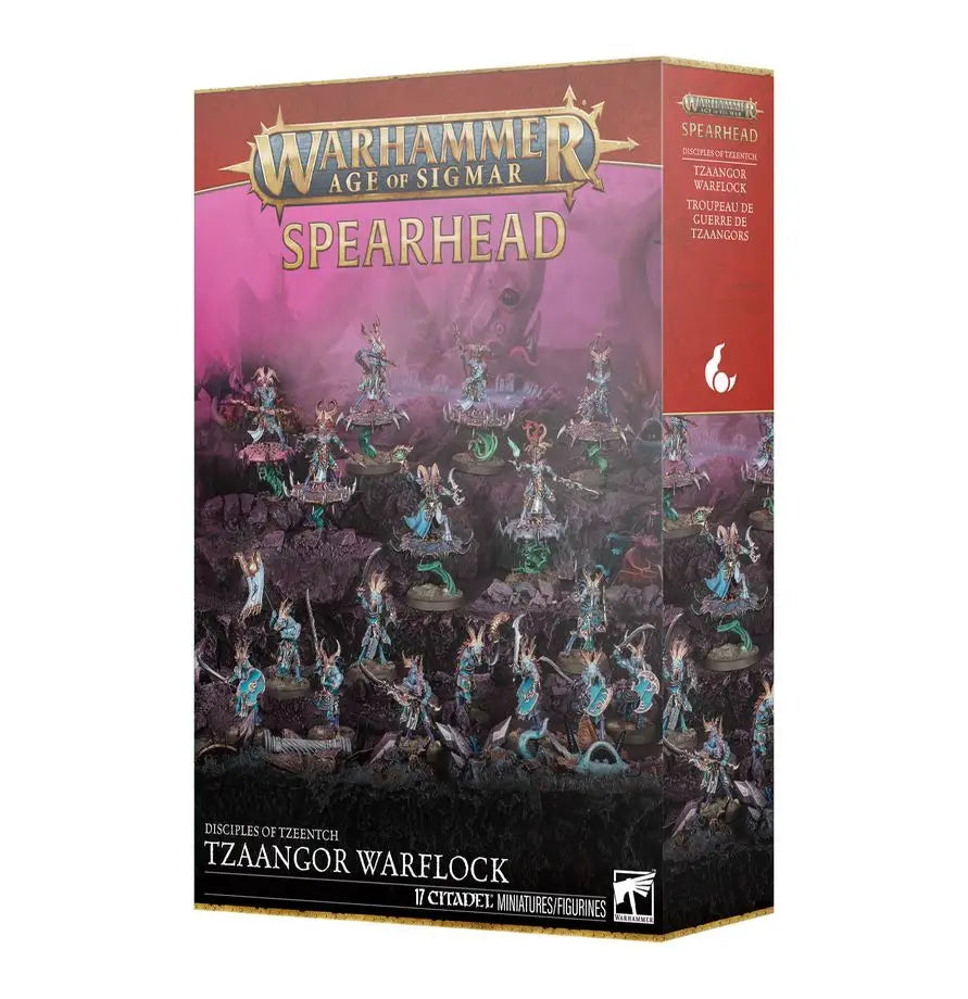 Warhammer Age of Sigmar: Disciples of Tzeentch - Tzaangor Warflock Spearhead - Action Figure & Toy