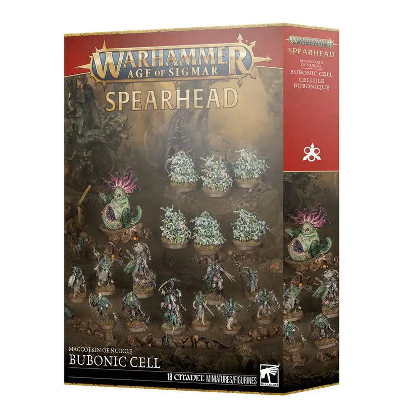 Warhammer Age of Sigmar: Maggotkin of Nurgle - Bubonic Cell Spearhead - Action Figure & Toy