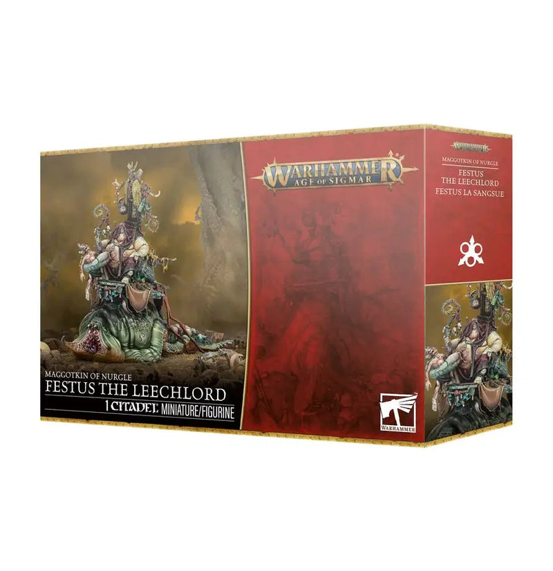 Warhammer Age of Sigmar: Maggotkin of Nurgle - Festus the Leechlord - Action Figure & Toy